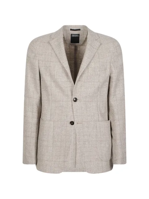 Zegna Prince of Wales-check wool blazer