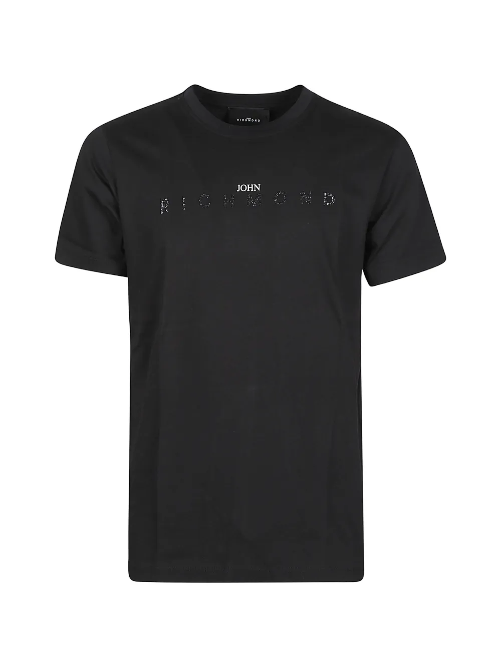 John Richmond rhinestone-embellished logo-print T-shirt