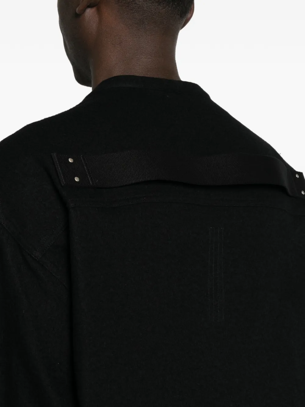 Rick Owens Concordian overhemd met lange mouwen Zwart