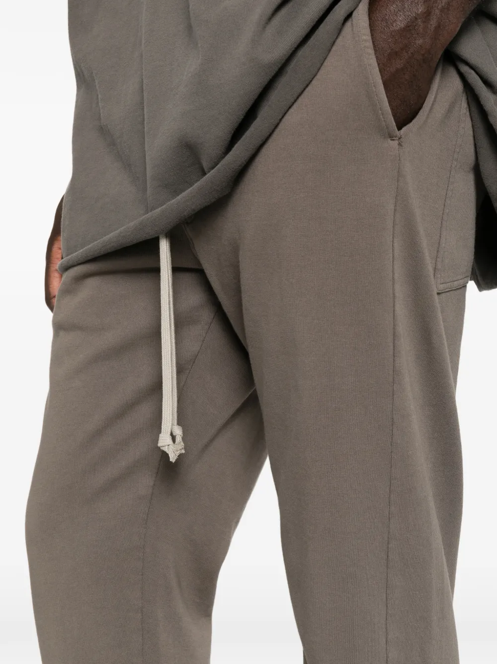 Rick Owens DRKSHDW drawstring track pants Grijs