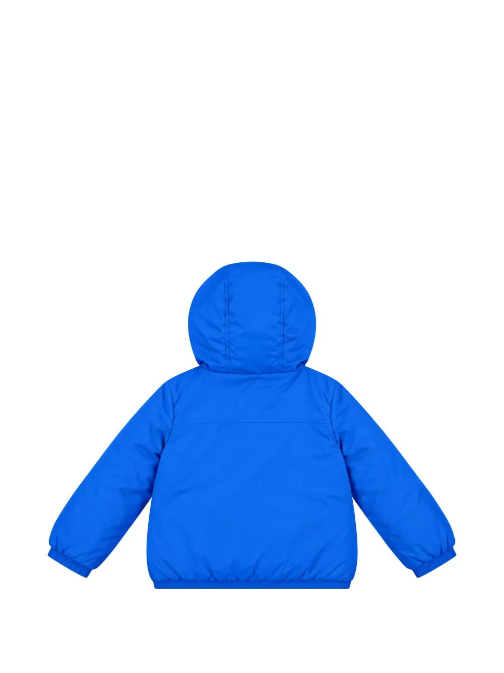 K Way Kids hooded logo-print jacket Blauw