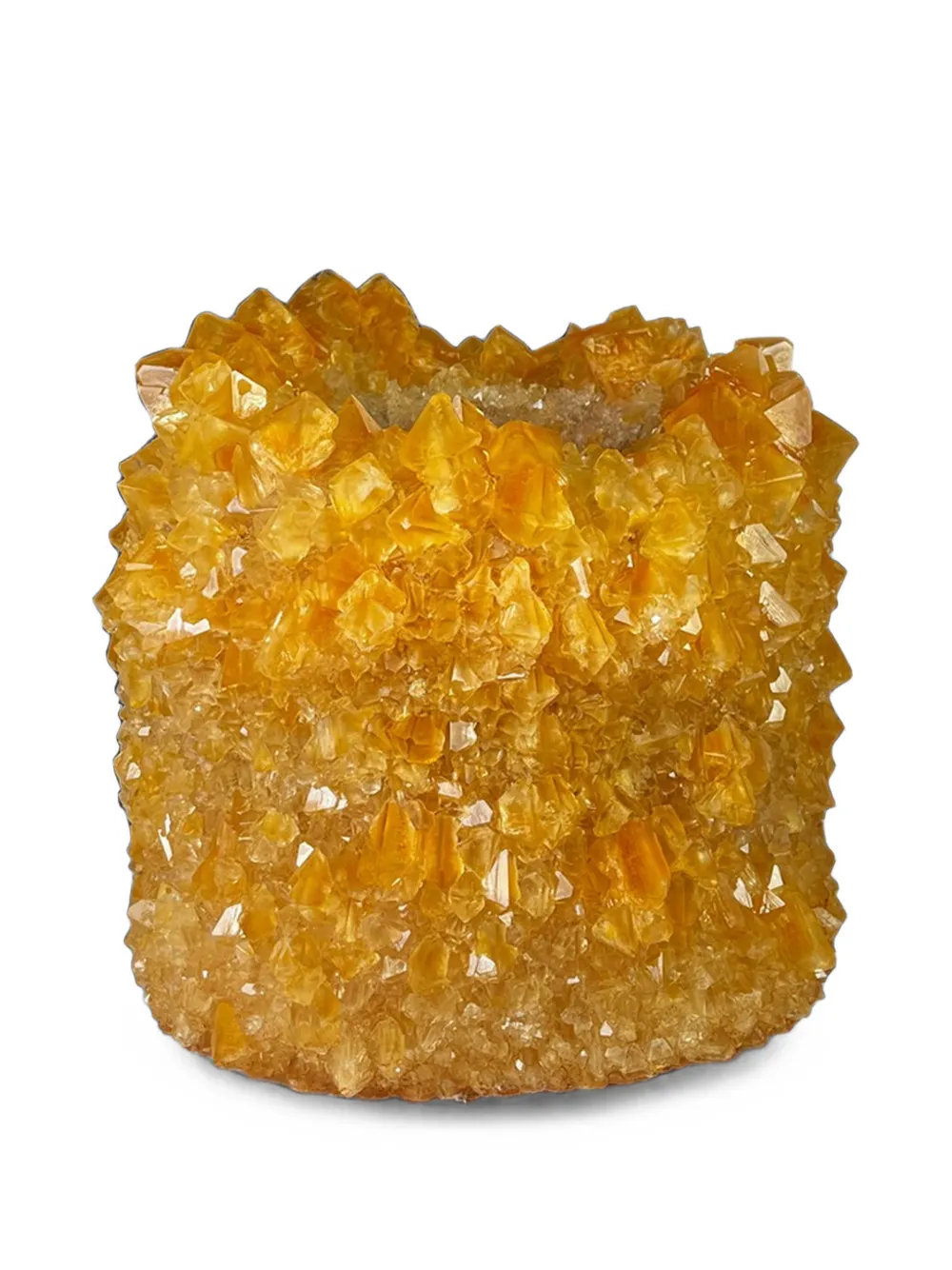 Mineral Series Vase aus Kristallen - Orange