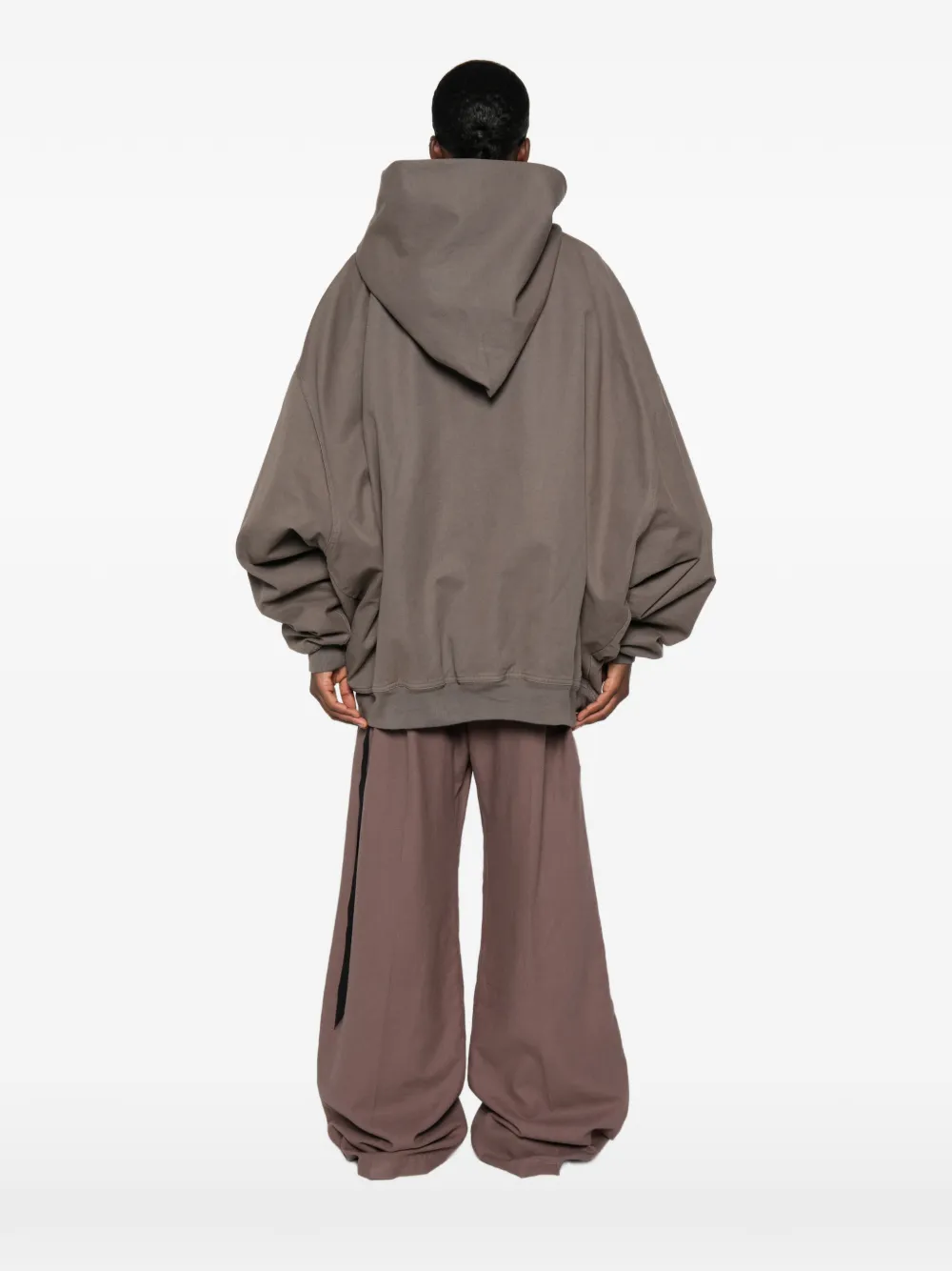 Rick Owens DRKSHDW Mountain oversized jack met capuchon Grijs