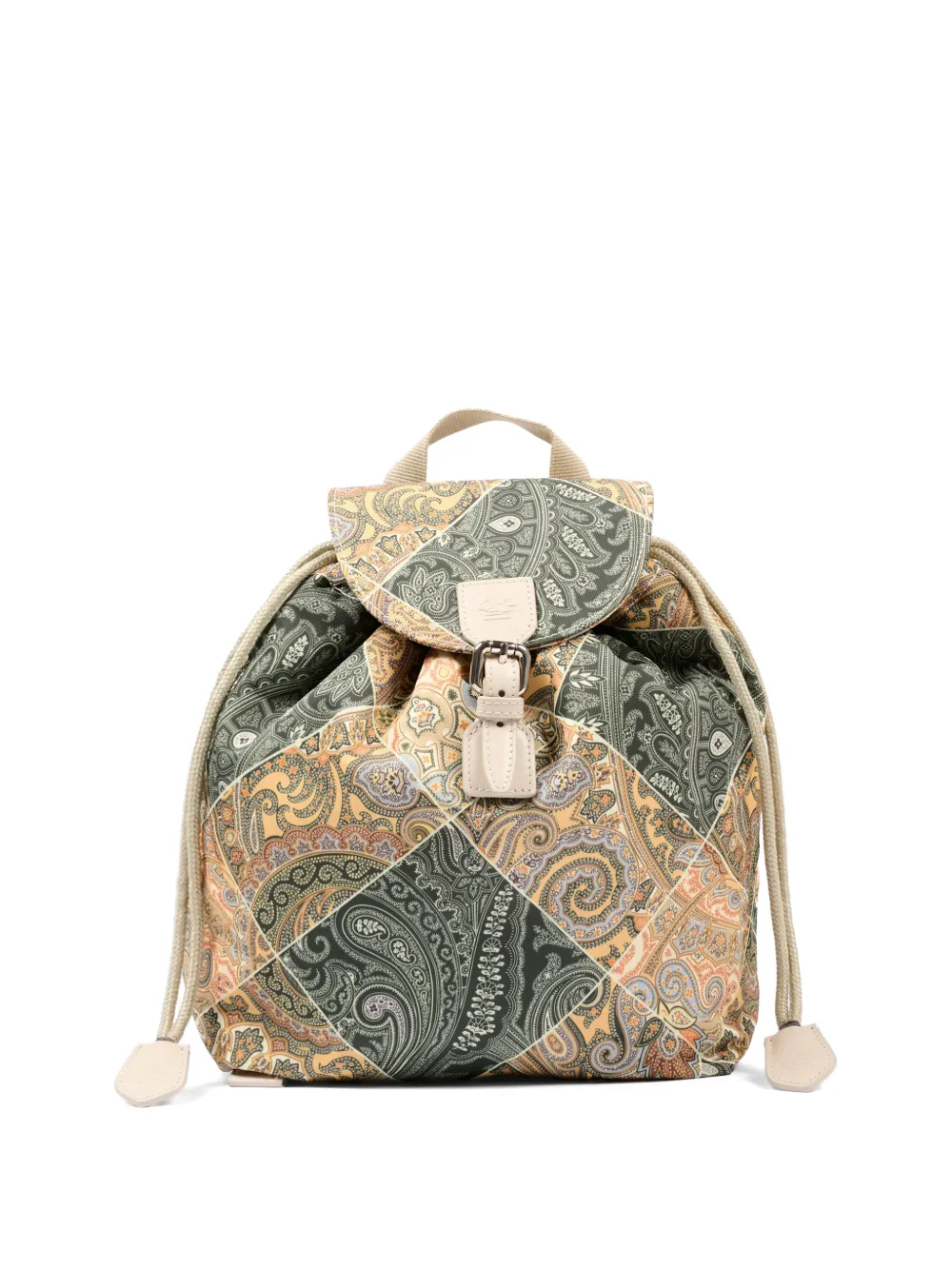 ETRO KIDS Paisley patchwork backpack - Verde
