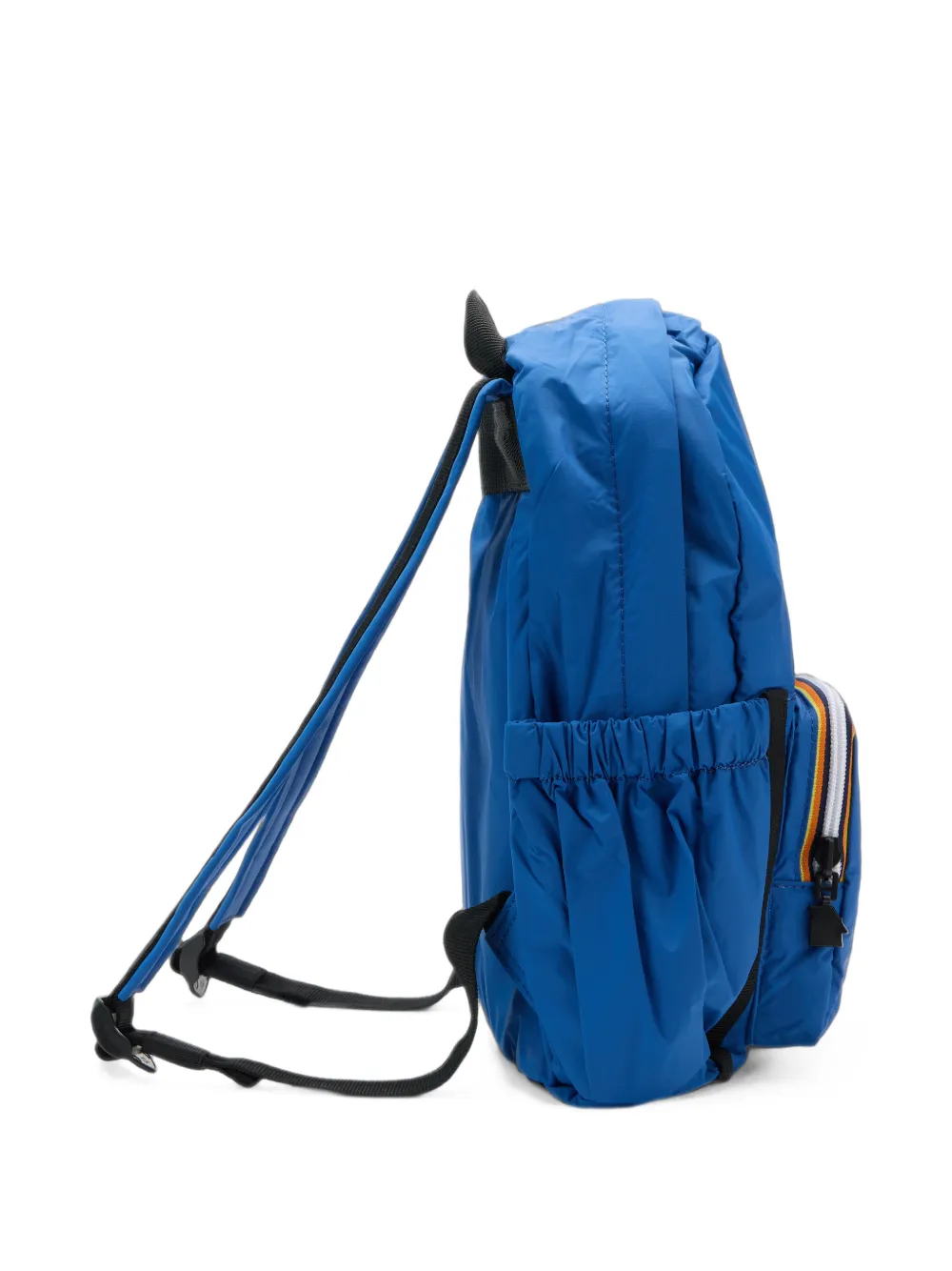 K-Way Rugzak met gestreepte rits en logo-patch Blauw