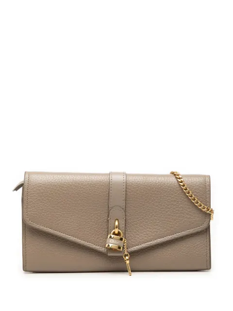 Chloé Pre-Owned 2020 Grained Calfskin Aby Wallet On Chain crossbody bag