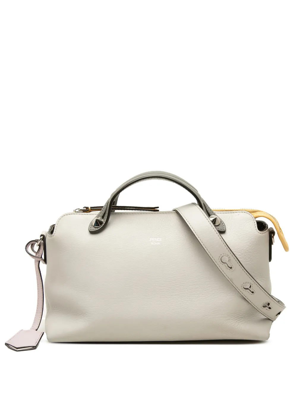Fendi Pre-Owned 2010-2026 Mittelgroße By the Way Satchel-Tasche - Grau