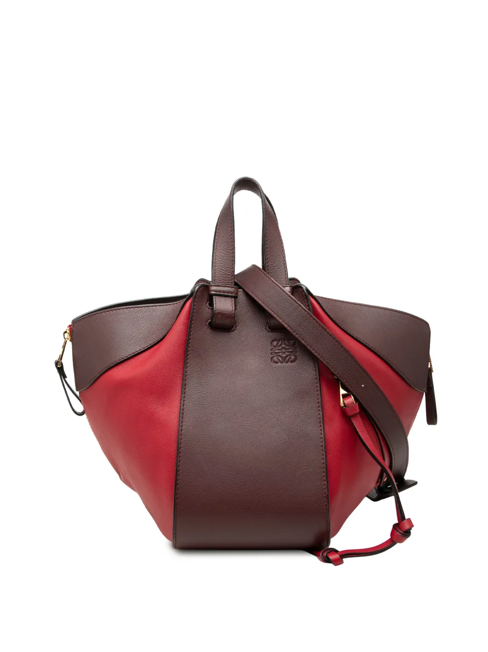 Loewe Pre-Owned 2017 kleine Bicolor Hammock Satchel-Tasche - Rot