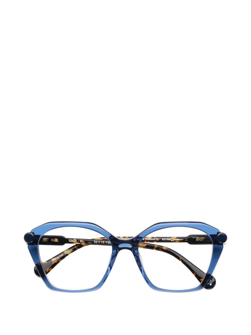 Etnia Barcelona Ionia bril met geometrisch montuur Blauw