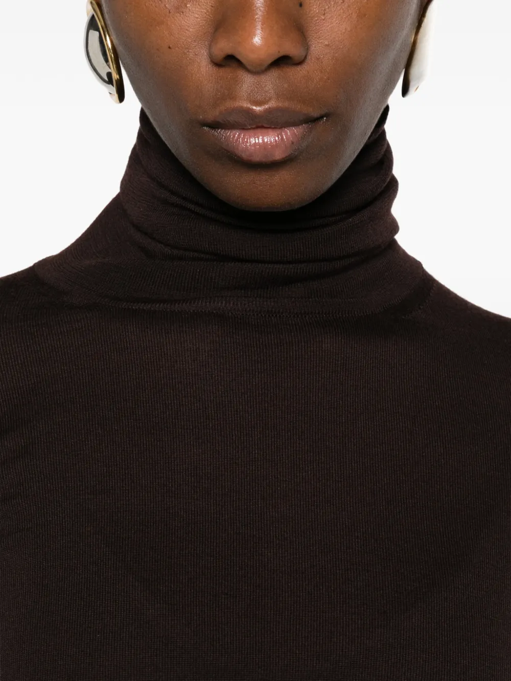 Max Mara roll-neck sweater Bruin
