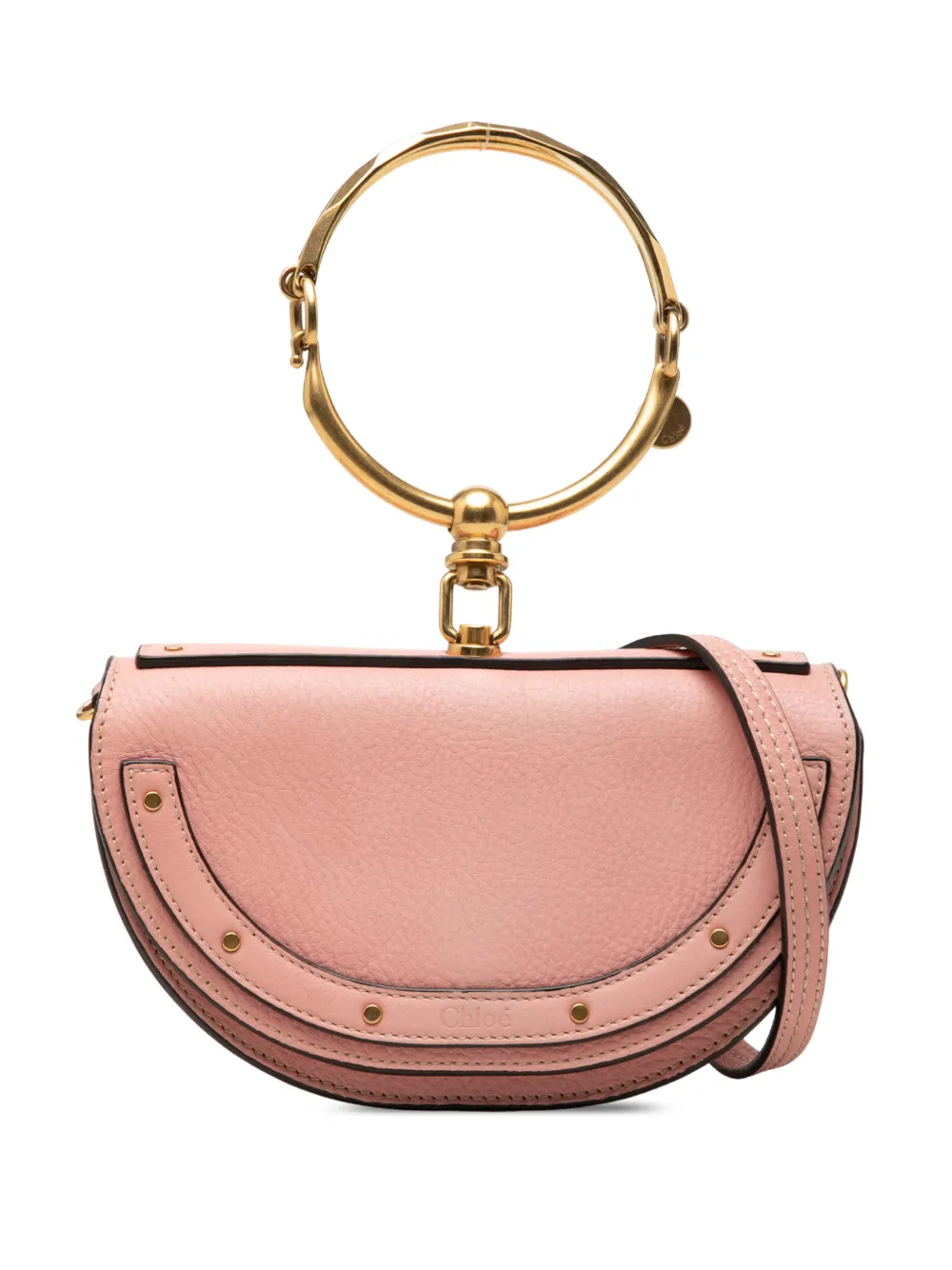 Chloé Pre-Owned 2017 kleine Nile Minaudiere Satchel-Tasche aus Leder - Rosa