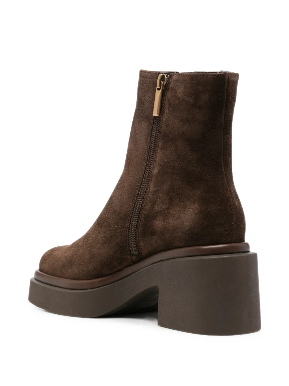 Bruno Premi suede platform ankle boots Bruin