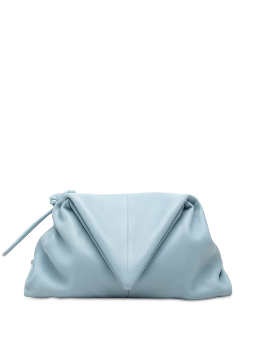Bottega Veneta Pre-Owned 2012-2026 BV Trine Angular Clutch aus Leder - Blau
