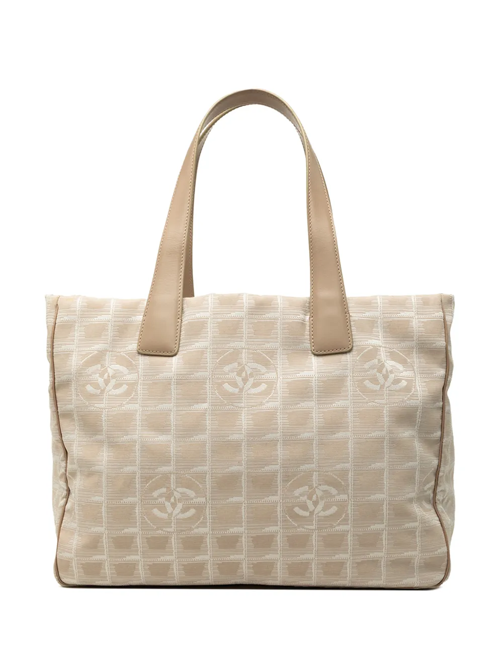 CHANEL Pre-Owned 2003-2004 New Travel Line Nylon tote bag - Toni neutri