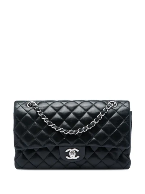CHANEL Pre-Owned 2008-2009 bolsa de hombro Classic Double Flap mediana de piel de cordero