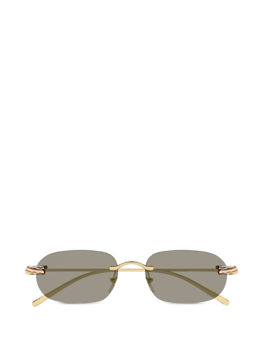 Cartier Eyewear Trinity rimless sunglasses
