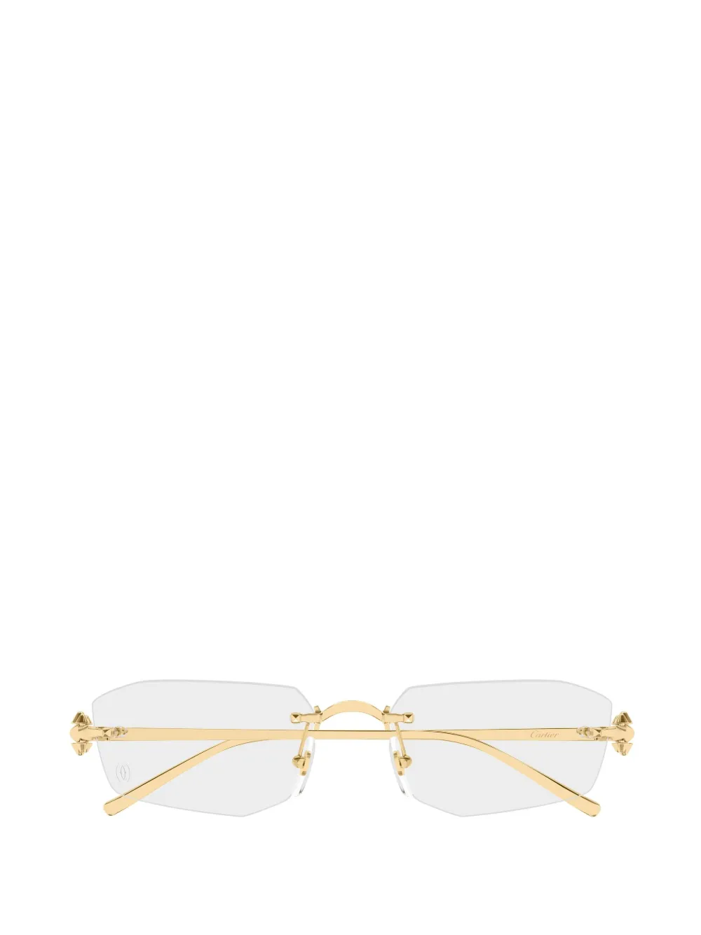 Cartier Eyewear Clash de Cartier rimless geometric-frame glasses