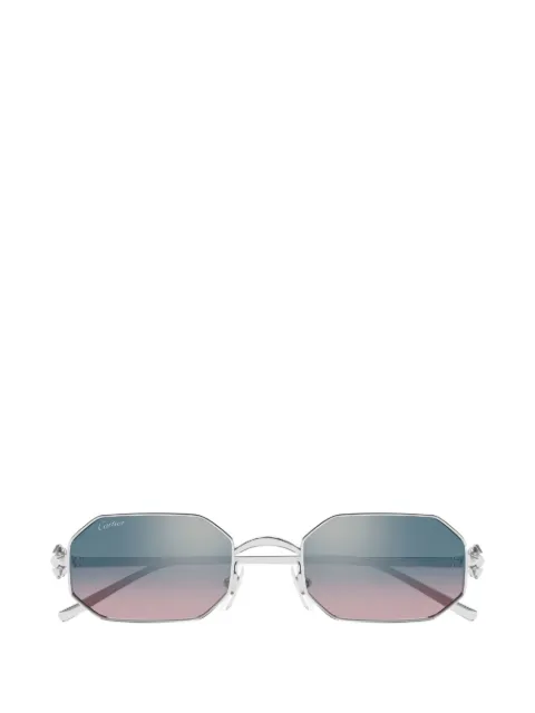 Cartier Eyewear geometric-frame sunglasses