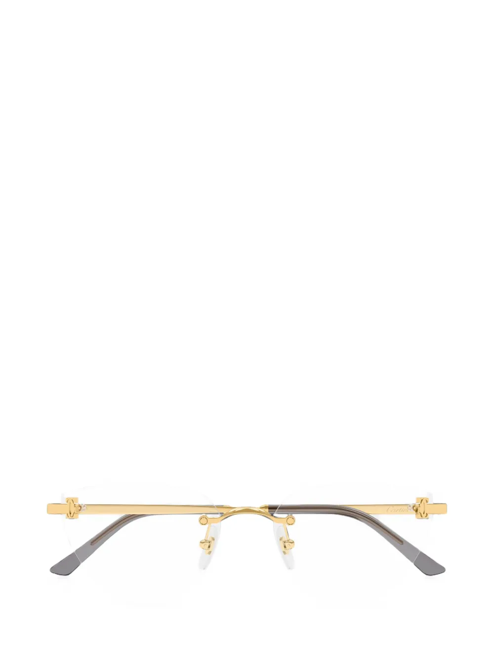 Cartier Eyewear C de Cartier rimless cat-eye glasses