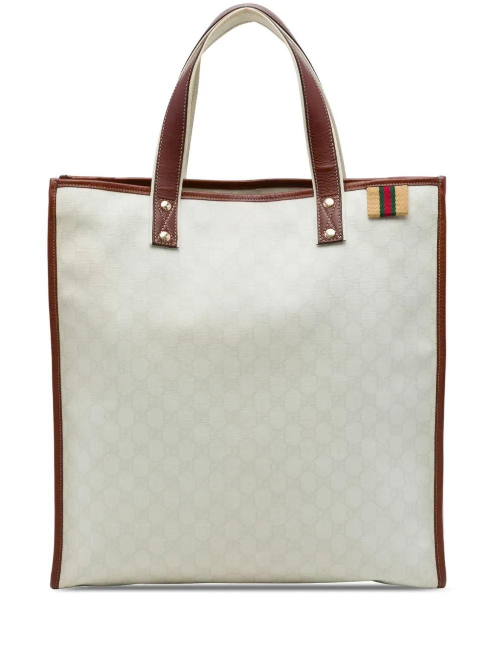 Gucci Pre-Owned 2016-2026 GG Supreme Web tote bag - Brown