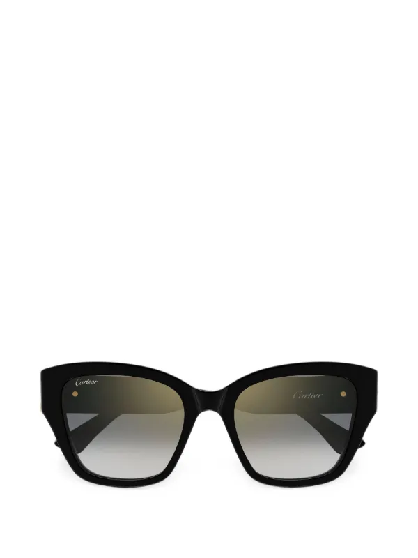 Cartier Eyewear C De Cartier Sunglasses in Black
