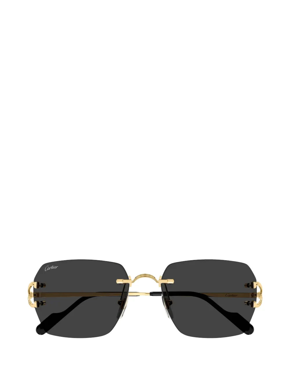 Cartier Eyewear rimless geometric-frame sunglasses