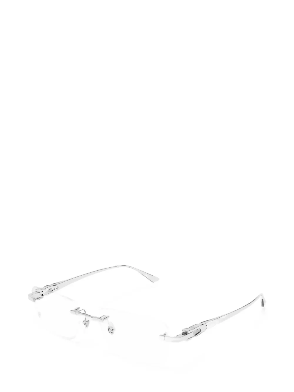 Cartier Eyewear rimless C Décor glasses
