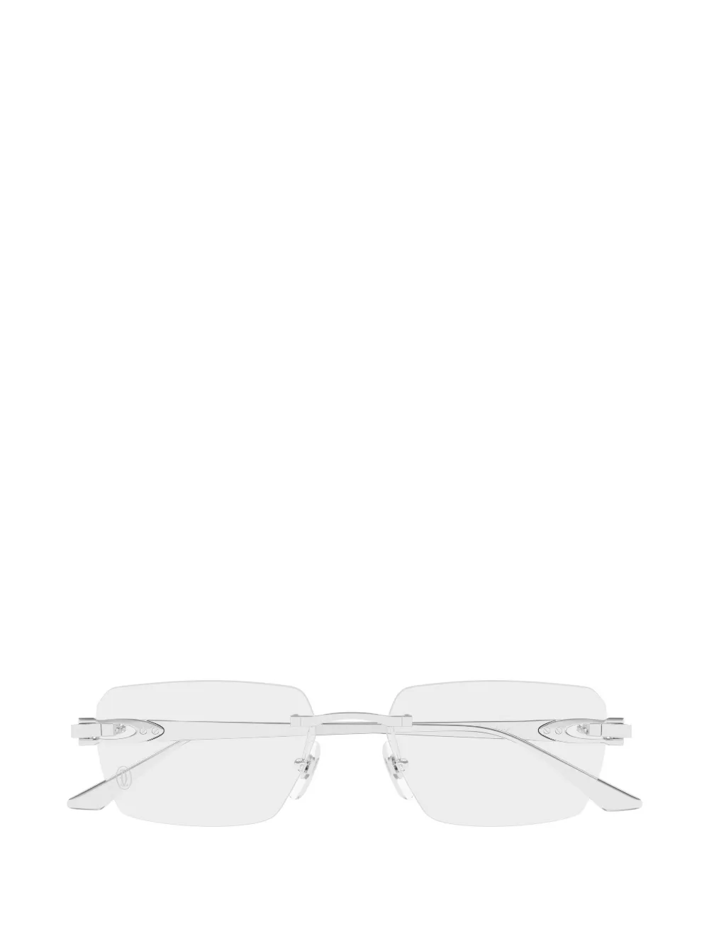 Cartier Eyewear rimless C Décor glasses