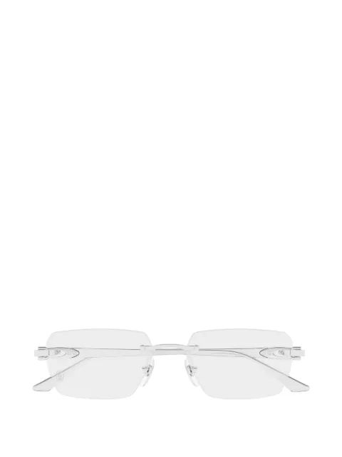Cartier Eyewear rimless C Décor glasses
