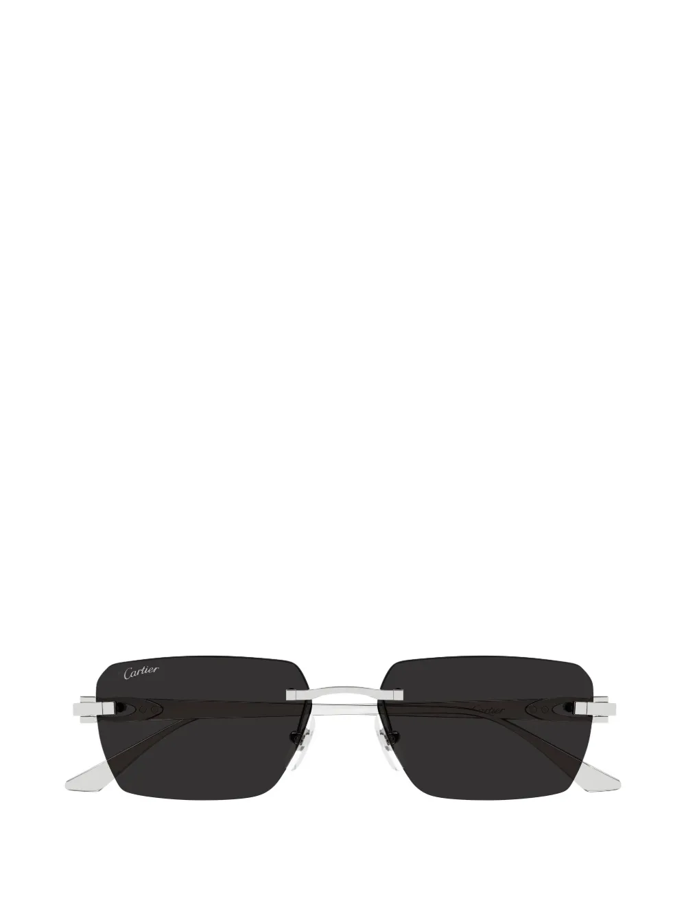 Cartier Eyewear rimless rectangle-frame sunglasses