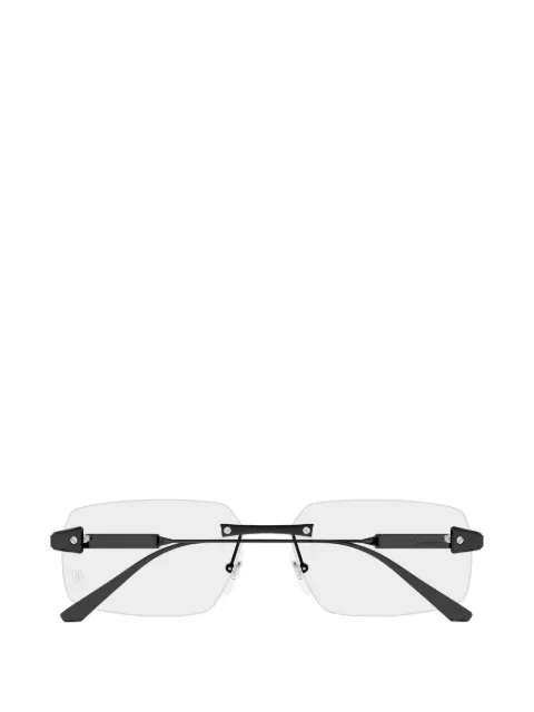Cartier Eyewear rimless Santos de Cartier glasses