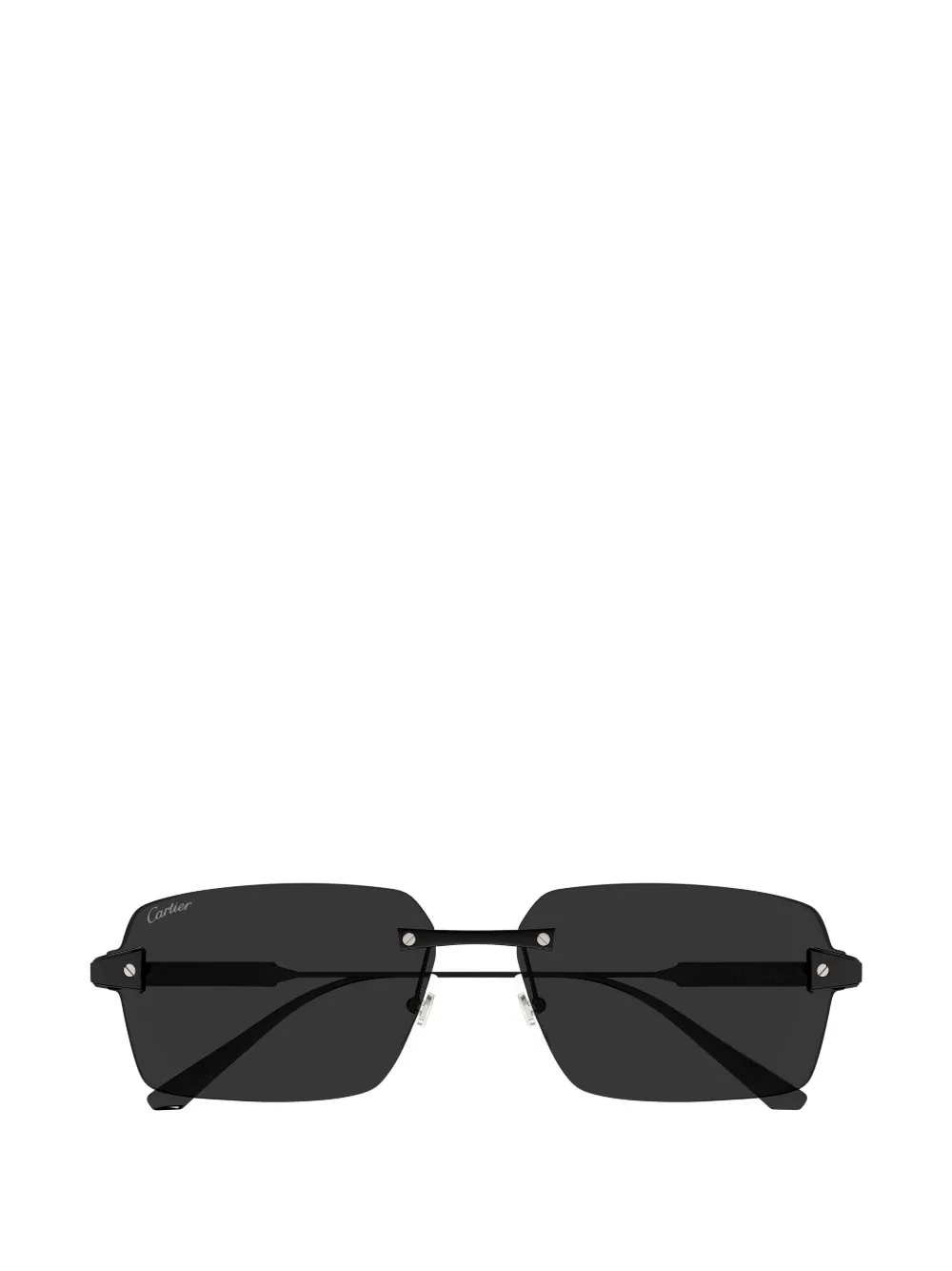 Cartier Eyewear Santos de Cartier Sonnenbrille - Schwarz