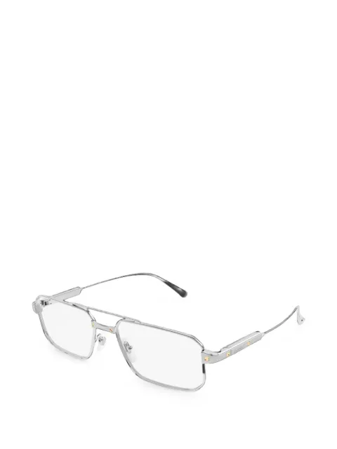 Cartier Eyewear Santos de Cartier geometric-frame glasses