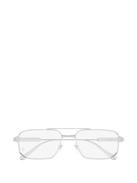 Cartier Eyewear Santos de Cartier geometric-frame glasses
