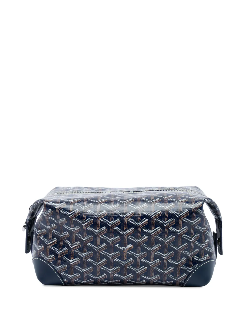 Goyard Pre-Owned sac vanity Bowling Toiletry 25 Goyardine (2026) - Bleu