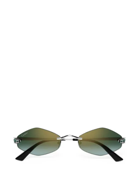 Cartier Eyewear Panthère de Cartier geometric-frame sunglasses