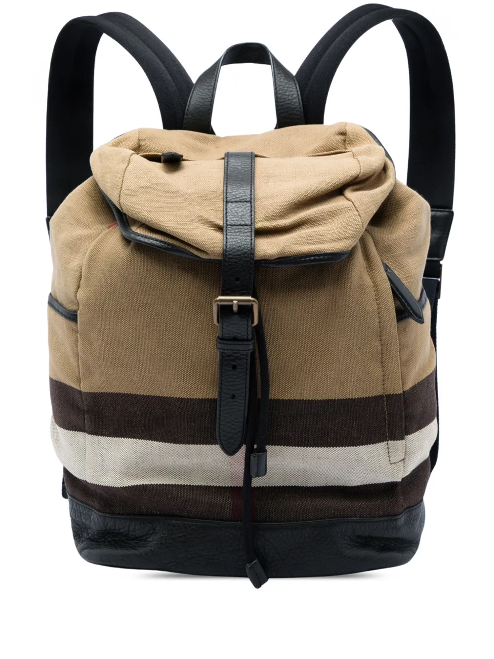 Burberry Pre-Owned 2000-2017 sac à dos Drifton en toile à motif Mega Check - Marron Burberry Pre-Owned 2000-2017 sac à dos Drifton en toile à motif Mega Check - Marron