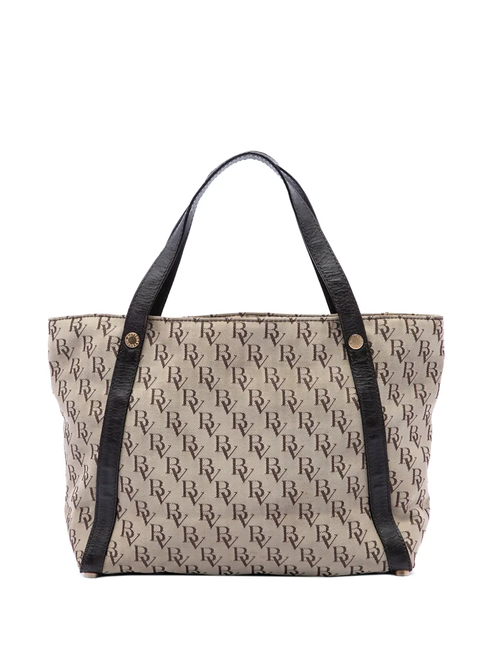 Bottega Veneta Pre-Owned 2007-2011 BV Monogram Jacquard-Schultertasche - Nude