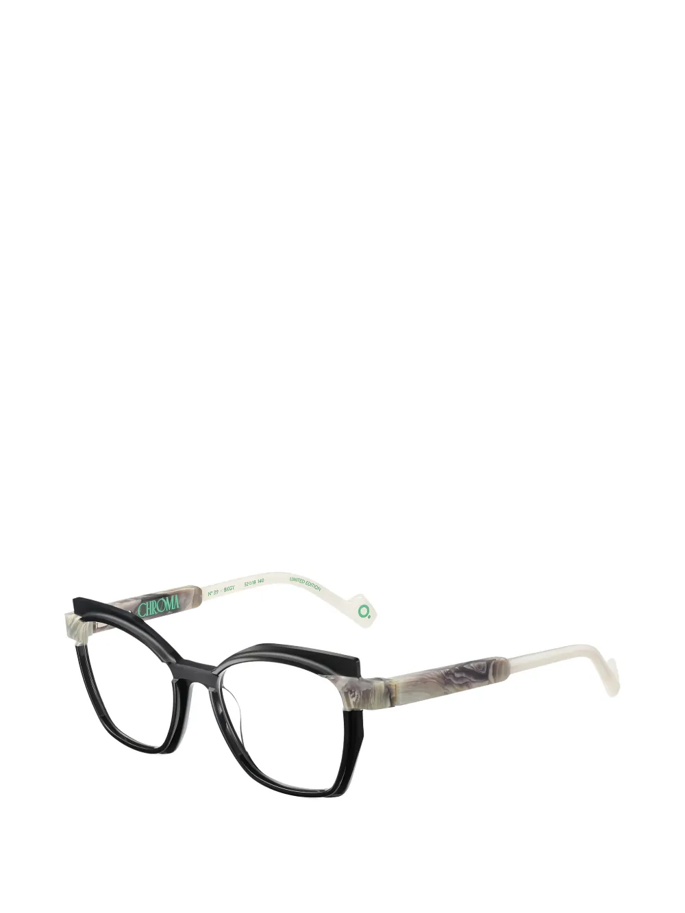 Etnia Barcelona Chroma bril met geometrisch montuur Zwart