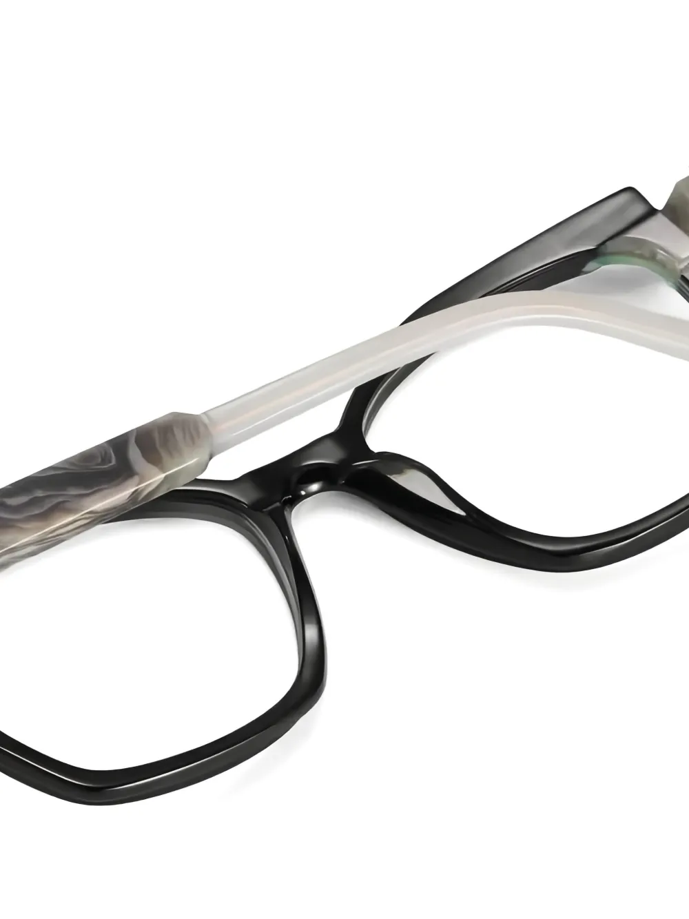 Etnia Barcelona Chroma bril met geometrisch montuur Zwart