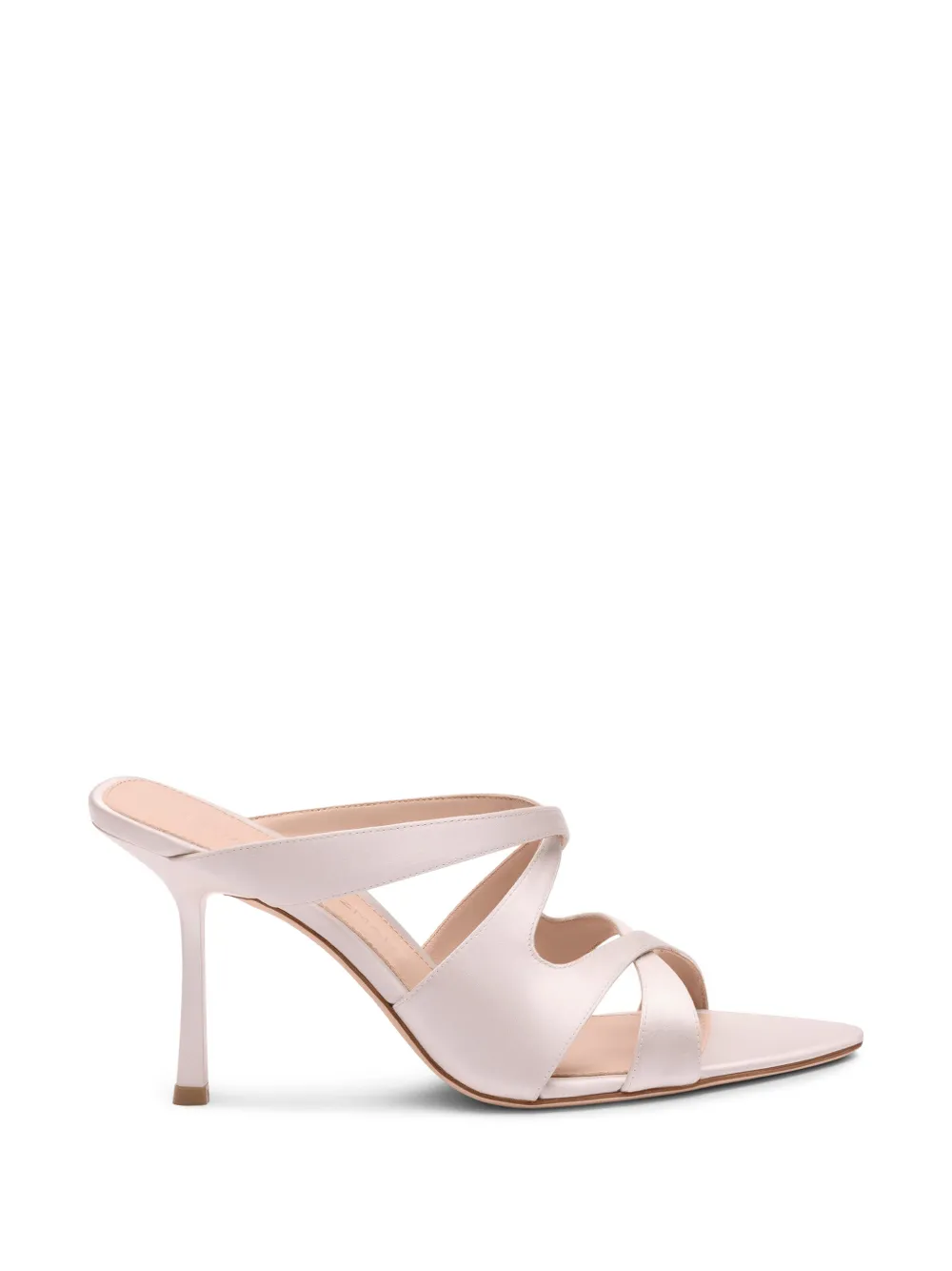 Stuart Weitzman Rubie strappy satin sandals
