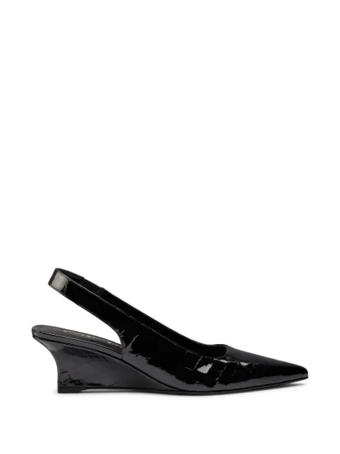 Stuart Weitzman escarpins Vinnie en cuir à effet peau de crocodile
