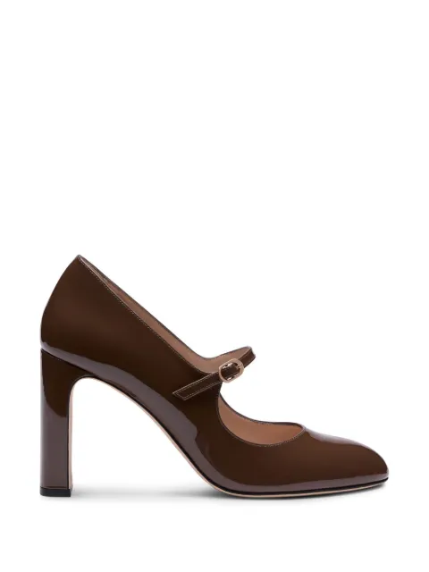 Stuart Weitzman Babette Mary Jane patent leather pumps