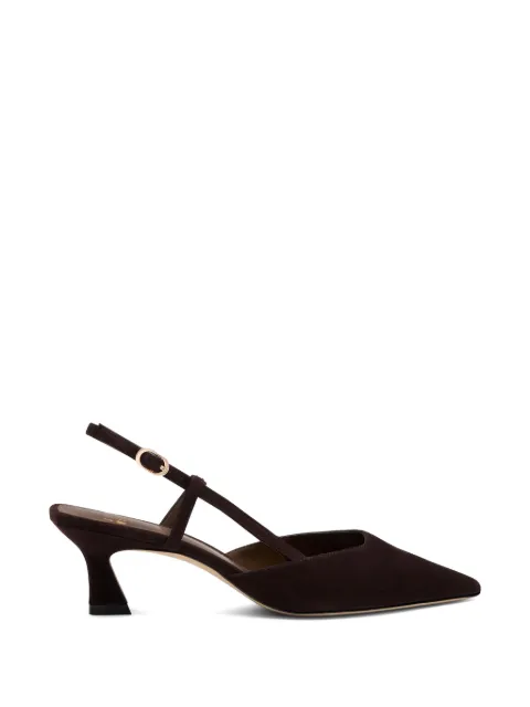 Stuart Weitzman Vinnie sculptural heel pumps