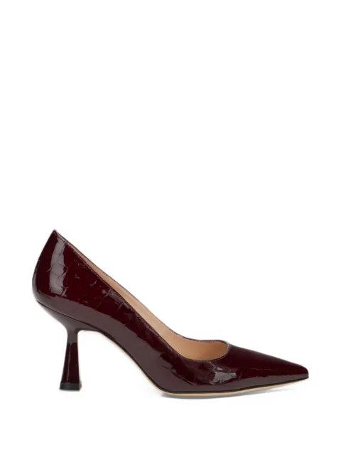 Stuart Weitzman Stuart Super Sculpt croc-effect pumps