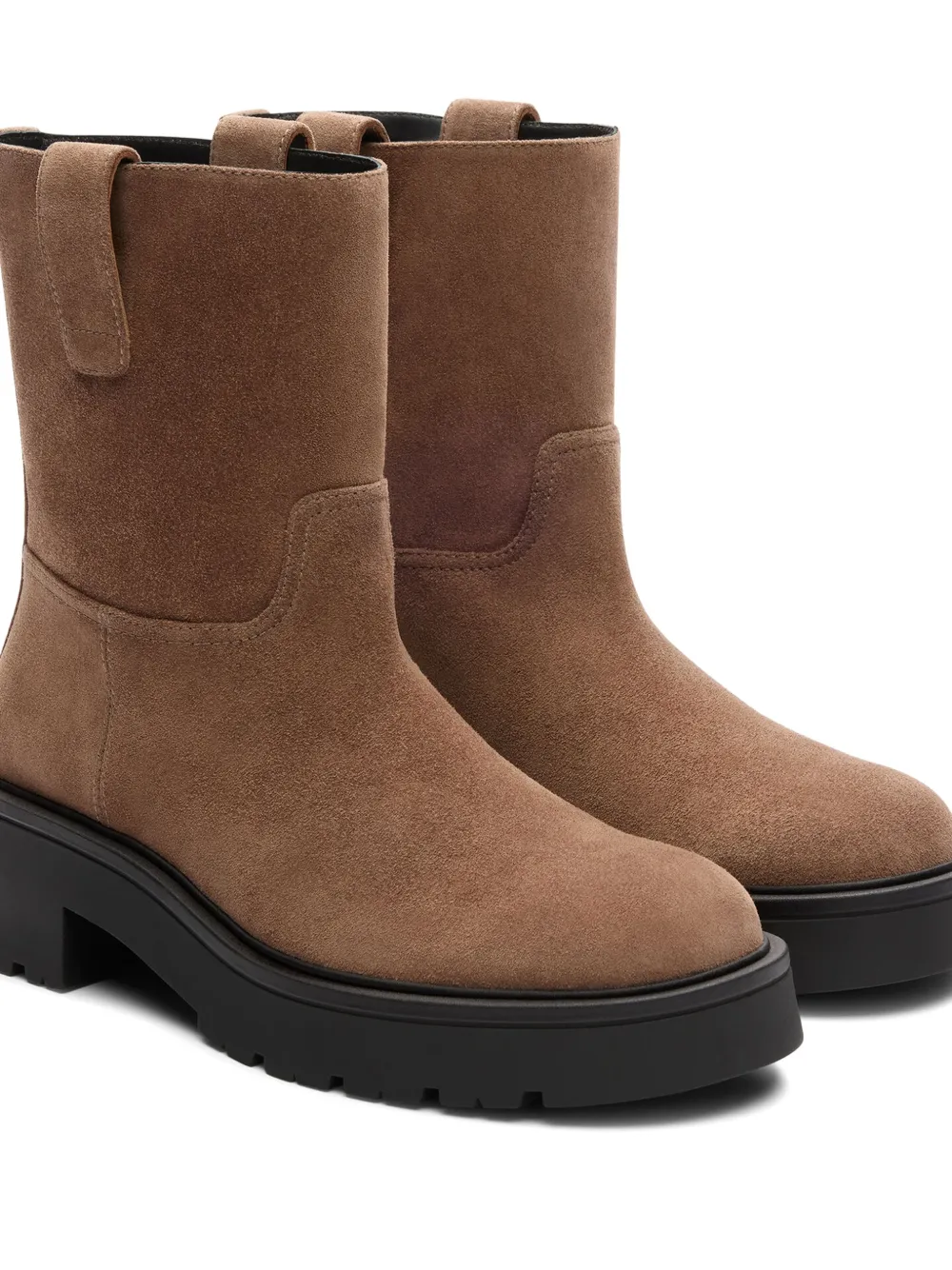 Stuart Weitzman Ren lug-sole ankle boots Bruin
