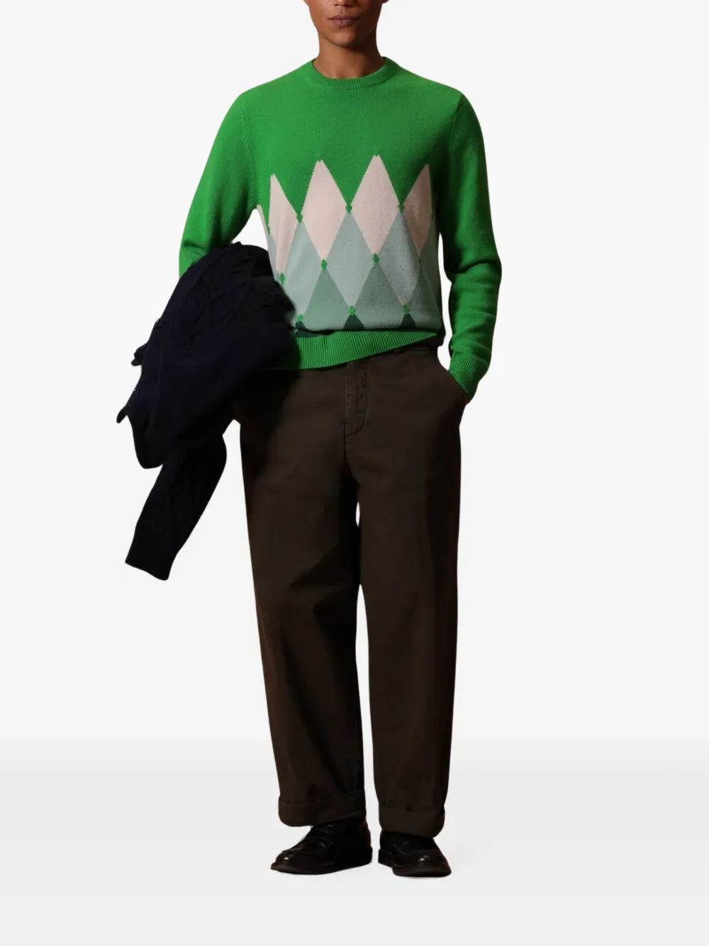 Ballantyne straight-leg trousers Groen