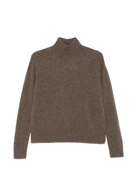 'S Max Mara Nocino mock-neck ribbed-trim sweater