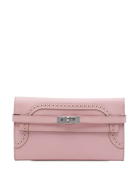 Hermès Pre-Owned portefeuille Swift Ghillies Kelly Longue Wallet (2016)