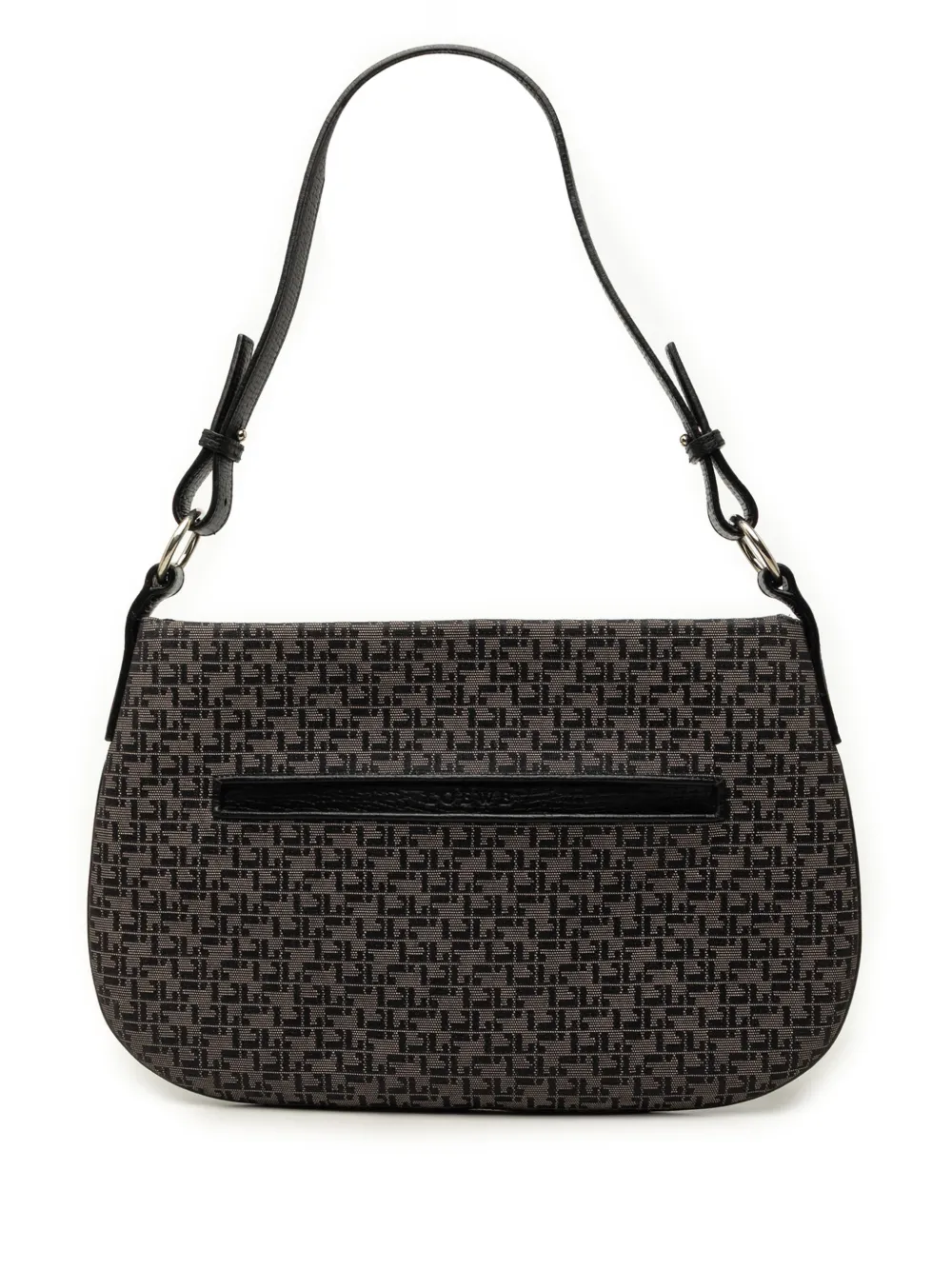 Loewe Pre-Owned 2000-2026 Printed Canvas hobo bag in Grey